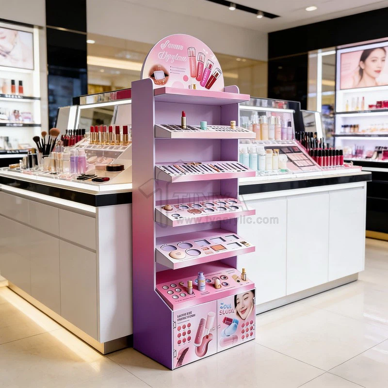 Floor standing cosmetic display Floor standing cosmetic display